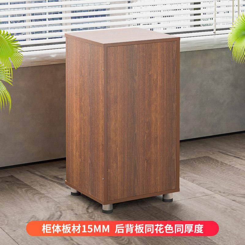 可移动落地柜办公室储物柜带锁文件柜边柜三层单开门柜收纳柜矮柜,淘宝优惠券,粉丝福利购,淘宝优惠卷