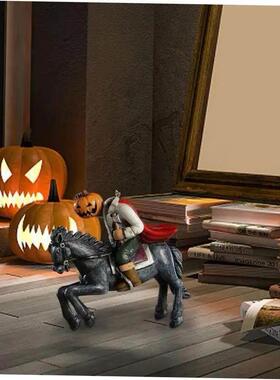 Halloween Headless Horseman Pumpkin Decor Horseman Ornament