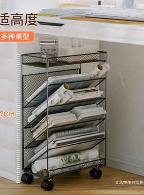 桌下文件置物架办公桌边多层文件架文件夹收纳架办公用品文具大全