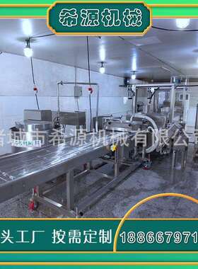 新品桑叶裹浆油炸机翠叶上浆挂糊油炸线香酥桑叶油炸设备