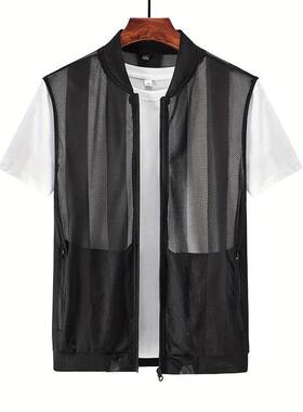 J 50136 Mesh Quick Dry Men's Outdoor Vest 网眼速干士户外休