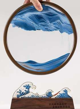 流沙画摆件创意办公室装饰摆件 文旅纪念礼品 单位商务送毕业礼品