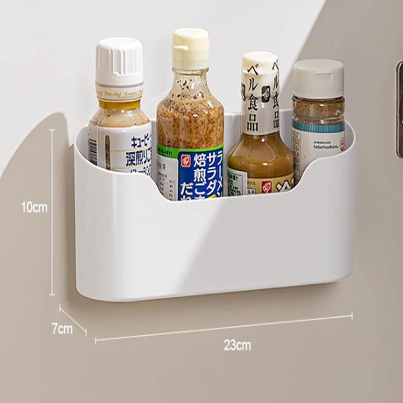 新款免打孔厨房壁挂收纳盒柜门内侧保鲜膜置物架浴室洗发乳收纳盒,淘宝优惠券,粉丝福利购,淘宝优惠卷