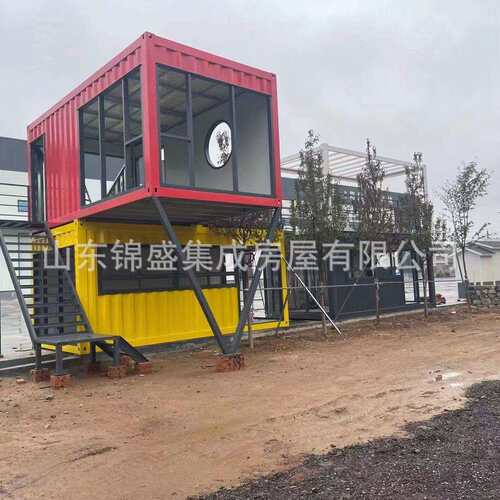 集装箱餐厅商铺创意集装箱咖啡厅咖啡店网红美食街水吧临街商店 - 图1