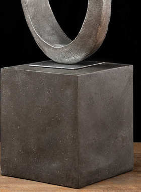 创意银色摆件玄关现代欧式进门客厅过道家居软装酒店装饰