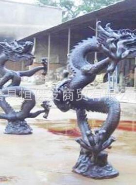铜龙纯铜双龙摆戏珠件十二生肖龙大型铜雕龙2米3米4米制作厂