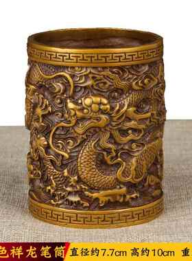 正品采购产筒品简易铜马梅，兰，竹，菊筒，铜莲笔筒，铜笔筒，铜