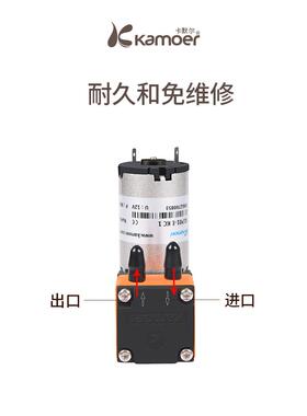 微型隔膜泵12v电动油泵小型液泵24伏供墨泵工业抗腐蚀水泵高压泵