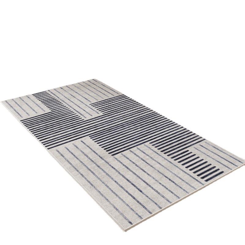 Gym spinning bicycle silent shock-absorbing anti-slip mat home simple bedroom bedside blanket washable balcony bay window mat