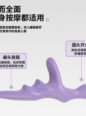 足底按摩器手持式工具筋膜炎三角雀涌泉穴足疗店脚部专用养生点穴