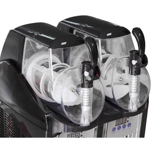 多功能冷饮雪蓉机两缸冰沙机果汁雪泥机双缸商用雪融机雪粒制冰机 - 图2