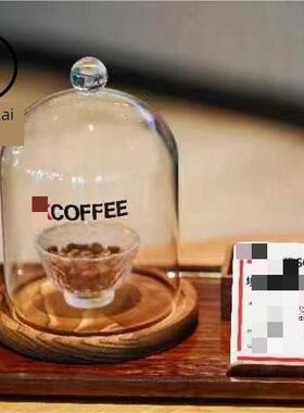 咖啡豆陈列展示盘-连锁coffee咖啡馆氛围布置品-K咖啡八方