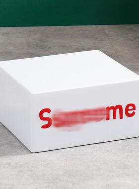 熊通用底座大号长方形底座展台玻璃钢墩子落地摆件展示立体