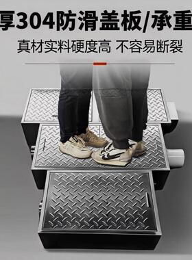 地埋式隔油池不锈钢油水分离器餐饮厨房地沟分离器污水三级沉淀池