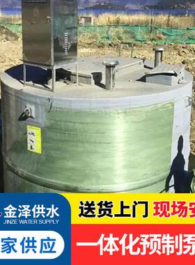 雨污水处理设备 一体化提升泵站 轴流雨水泵站 玻璃钢 潜污泵