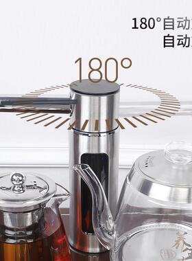 新中式茶吧机消毒柜一体式家用实木茶水柜客厅全自动上水下置水桶