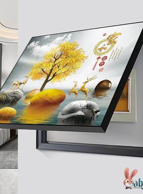 背景布配电盒电线盒挂画装饰画家用空开箱盖子盖板电表箱遮丑墙上