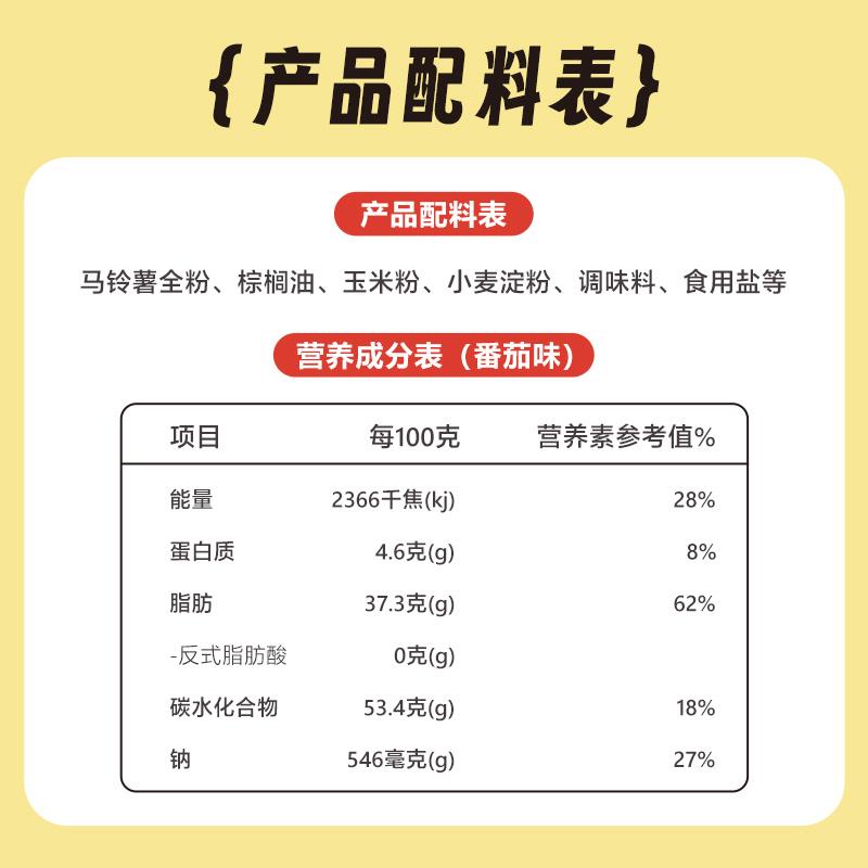 【企业购】阿婆家的薯片小吃网红零食大礼包大包超大整箱休闲食品