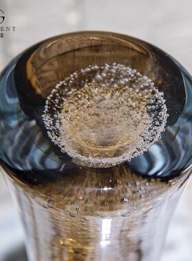 晶淳  布置新房酒柜端大气居家装饰物艺术摆件 玻璃软装工艺品
