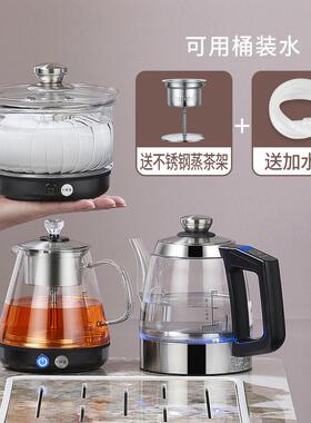 全太太烧水壶812k嵌入式岩板快煮壶茶桌双孔玻璃自动上水电热水壶