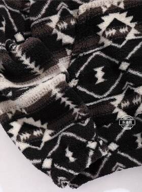 Men's Ethnic Pattern Drop Shoulder Zipper Sweatshirt Regular