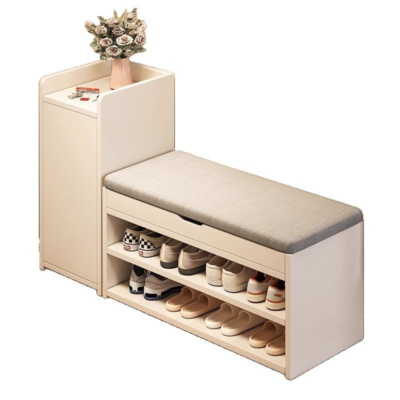 入户门口换鞋凳用可坐鞋柜坐凳一体鞋架坐垫玄关进门奶油穿鞋凳,淘宝优惠券,粉丝福利购,淘宝优惠卷