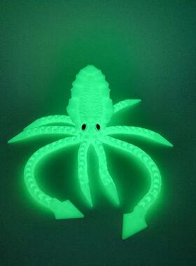 3d打印夜光章鱼家居摆件关节活动八爪鱼奇趣儿童玩具生日礼物彷真