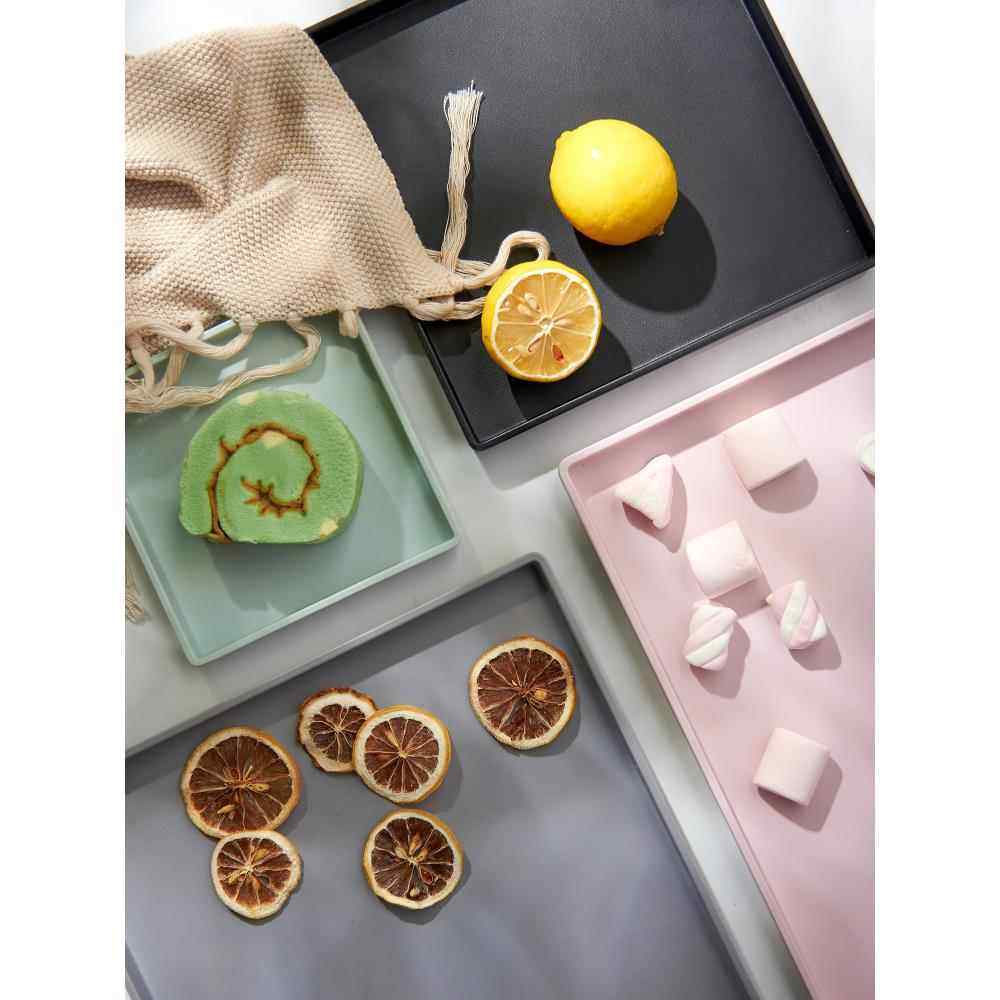 正方形托盘大号密胺塑料水杯茶盘方盘小四方形花盆沥水方形15*15,淘宝优惠券,粉丝福利购,淘宝优惠卷