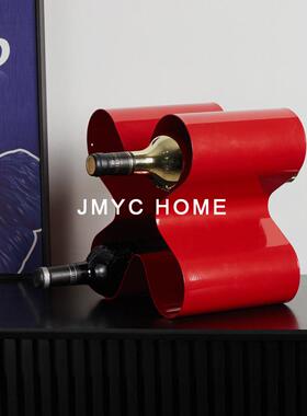 意酒式ECH轻奢简客电视柜红酒架柜置物厅架办公室铁艺约酒店别墅