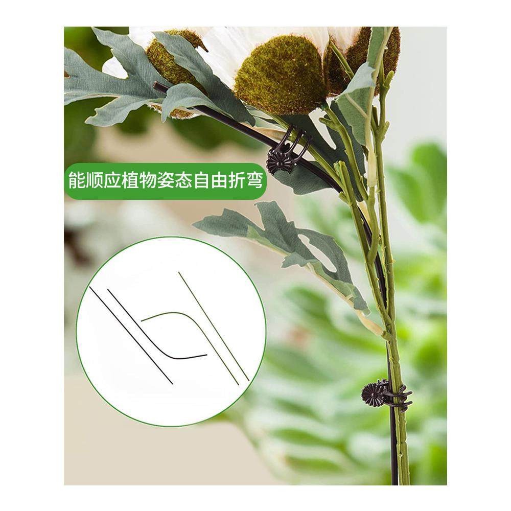 蝴蝶兰支架花夹子支撑杆花卉专用架子盆架铁丝造型爬藤园艺固定夹,淘宝优惠券,粉丝福利购,淘宝优惠卷
