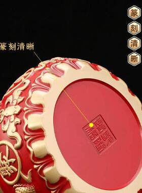 聚宝盆摆件招财聚财纯黄铜米缸存钱罐客厅玄关店铺开业礼品大号