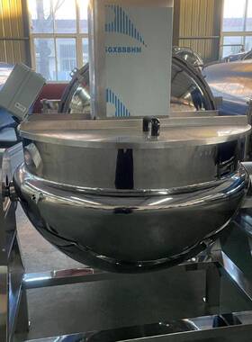 夹层锅炒锅受热面积大热效高温度易控多种加热可选食品加工超适配