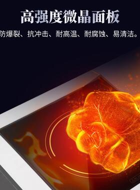 优厨派8KW商用电磁台式双头组合灶煲汤炉加抛炒炉台式小炒炉包邮