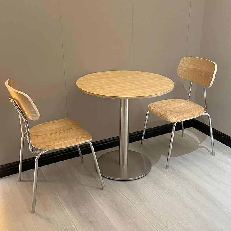 中古风实木餐桌椅北欧圆桌复古西餐咖啡厅奶茶店阳台桌椅组合民宿,淘宝优惠券,粉丝福利购,淘宝优惠卷