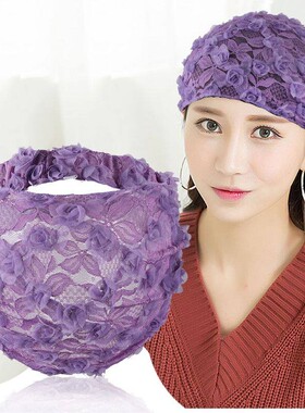 遮白发帽夏天遮白发头饰遮盖神器薄款显年轻新款时尚前额发带发箍