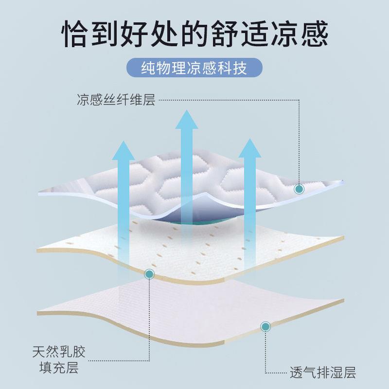 924849冰丝乳长条抱枕女生睡觉枕头胶上靠垫侧床睡夹床腿男款头大 - 图0