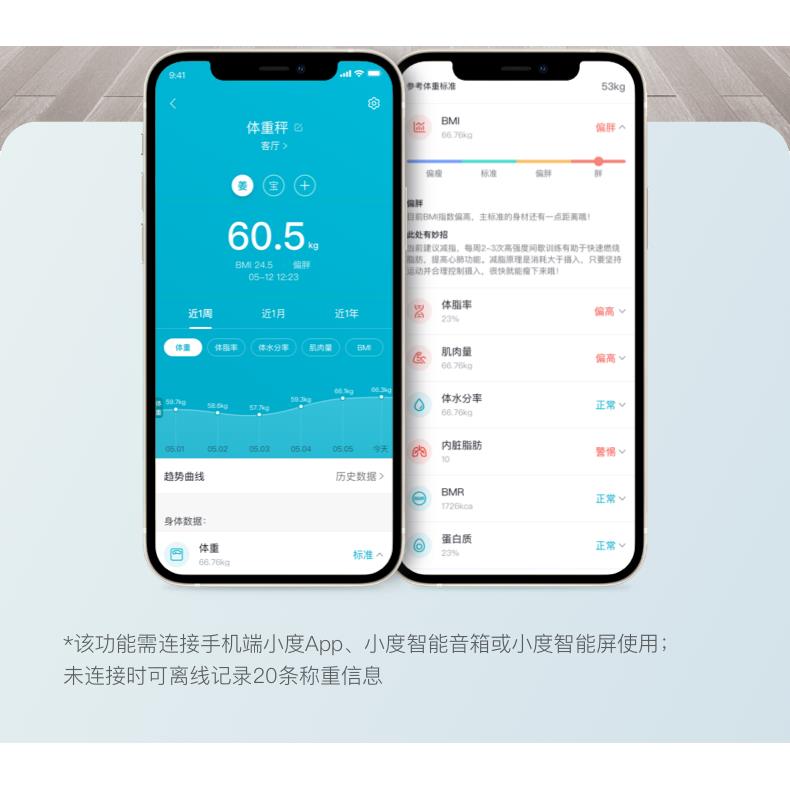 智能2pro适用于家用健康减肥精准体脂称女生宿舍高精度体重秤 - 图1