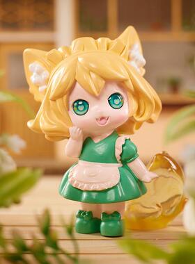 新款元少女盲YF072-18盒手手办女树脂工艺品办桌面家居次装饰少摆