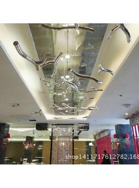电镀树根吊饰树叉吊饰树枝吊饰酒店装饰酒店空中吊饰创意吊饰装饰