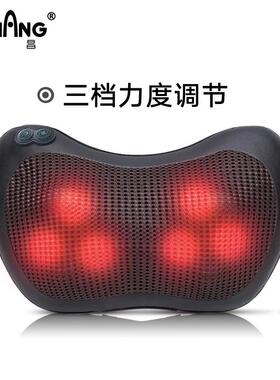 高档颈用椎按摩器仪背礼部腰部捏加热敷多功能全身家枕头车载揉靠