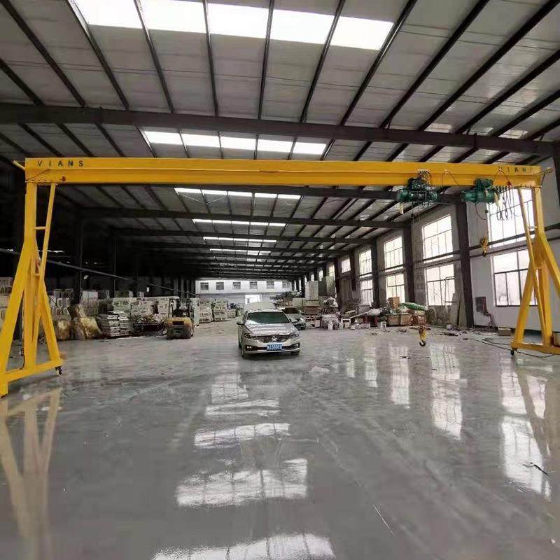 单梁龙门吊货场码头吊运用10吨龙门吊起重机轨道移动花架龙门吊 - 图0