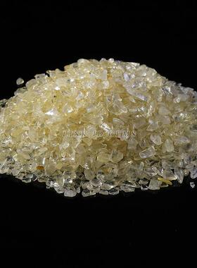 晶典珠宝 3-5mm天然无孔水晶碎石散装不规则消磁石香薰石颗粒