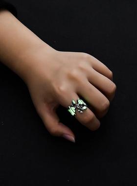 儿童戒指男童发光嘻哈街舞