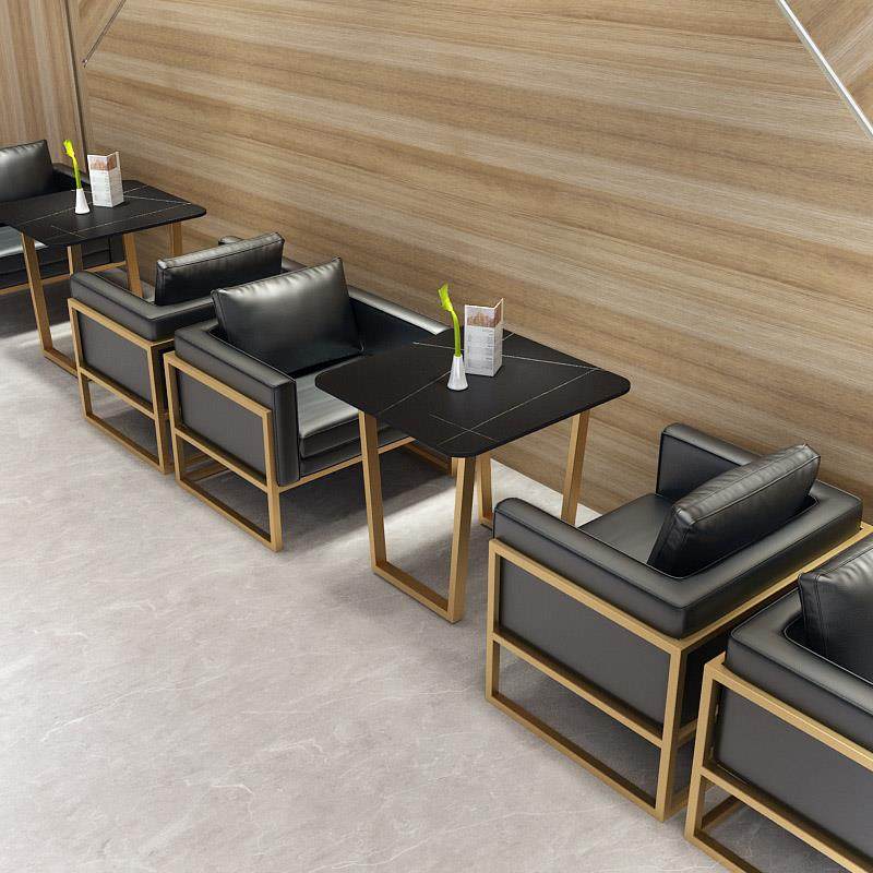 北欧茶楼餐吧休息区咖啡厅休闲 会客商用皮革茶餐厅沙发卡座餐桌,淘宝优惠券,粉丝福利购,淘宝优惠卷