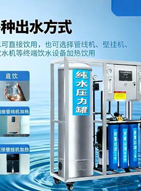 大型商用净水器直饮纯水机ro反渗透水处理设备工业净化去离子过滤