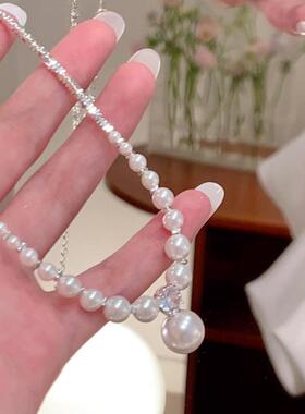 珍珠项链设计高级简约气质项链