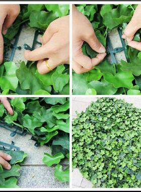 仿真植物墙米兰草坪绿墙户外装饰立植体物垂直绿STCP002.化物墙假