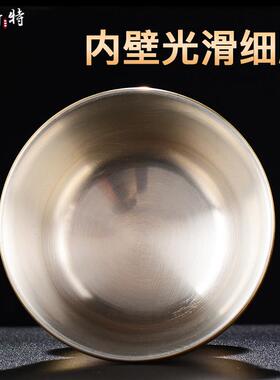 欧斯特 印度供水碗 青铜供水杯 家用财神观音供水杯八吉祥圣水杯