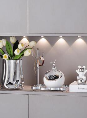 入户玄关进门钥匙收纳层架摆件客厅茶几电视柜鞋柜家居装饰品置物