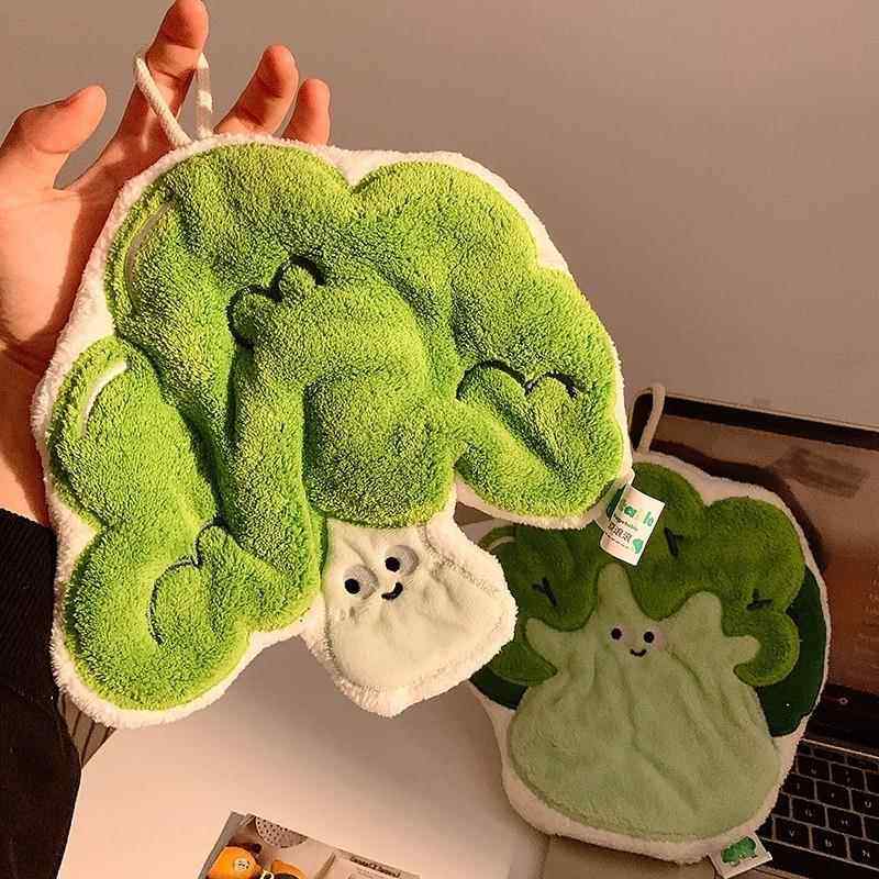 德国蔬菜擦手巾挂式可爱卫生间吸水速干毛巾手帕厨房搽抹布,淘宝优惠券,粉丝福利购,淘宝优惠卷